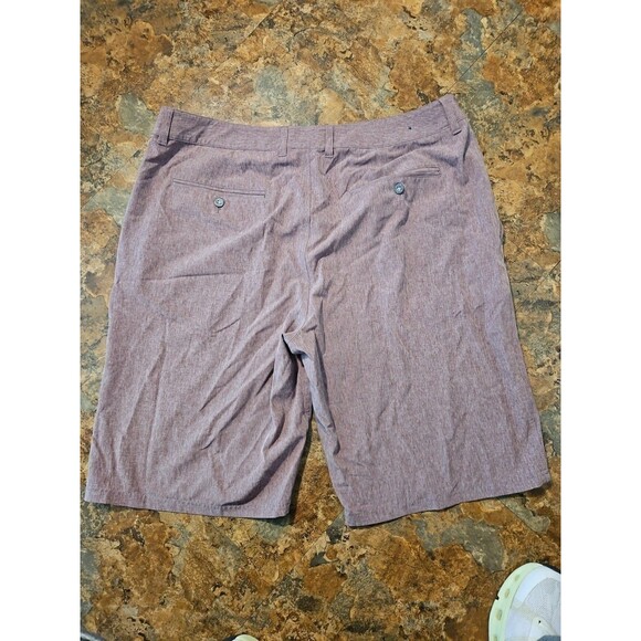 Bke‎ shorts mens size 36x 23 red purple hybrid athletic fit shorts - Picture 5 of 8